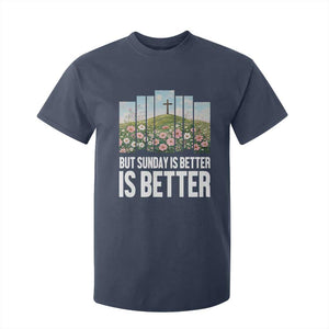 Friday is Good Sunday is Better T Shirt For Kid Christian Easter TS14 Navy Print Your Wear