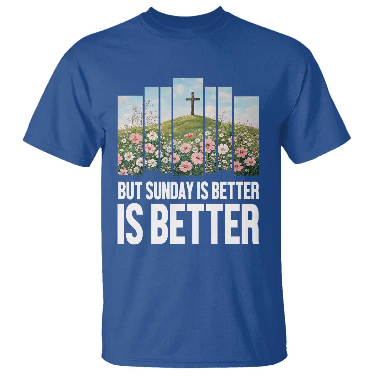 Friday is Good Sunday is Better T Shirt Christian Easter TS14 Royal Blue Print Your Wear