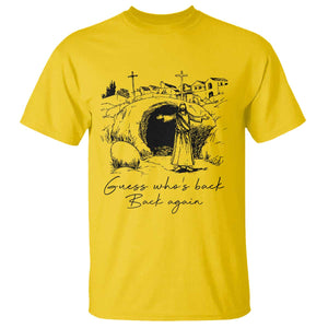 Guess Who's Back Back Again T Shirt Funny Easter Jesus Christian TS14 Daisy Print Your Wear