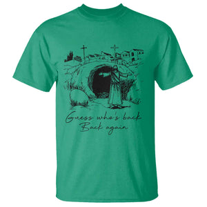 Guess Who's Back Back Again T Shirt Funny Easter Jesus Christian TS14 Irish Green Print Your Wear