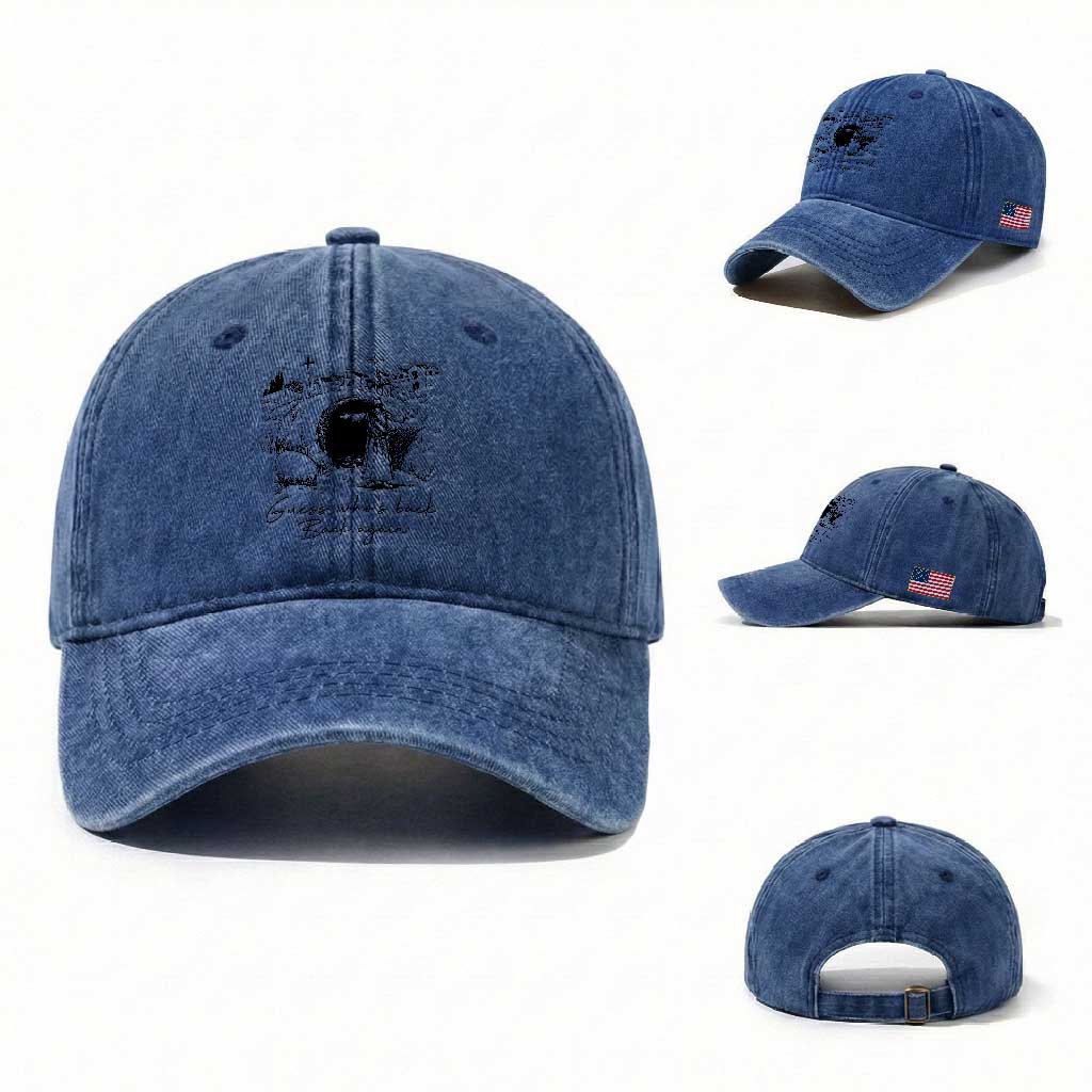 Guess Who's Back Back Again Washed Cotton Baseball Cap Funny Easter Jesus Christian TS14 Washed Cap Universal Fit Royal Blue Print Your Wear