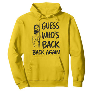 Funny Easter Jesus Hoodie Guess Who's Back Back Again TS14 Daisy Print Your Wear