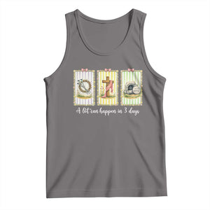 A Lot Can Happen in 3 Days Tank Top Christian Jesus Easter TS14 Deep Heather Print Your Wear