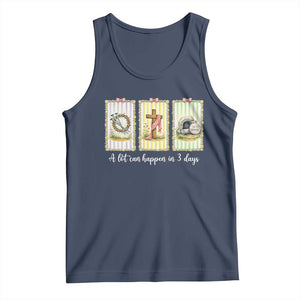 A Lot Can Happen in 3 Days Tank Top Christian Jesus Easter TS14 Navy Print Your Wear