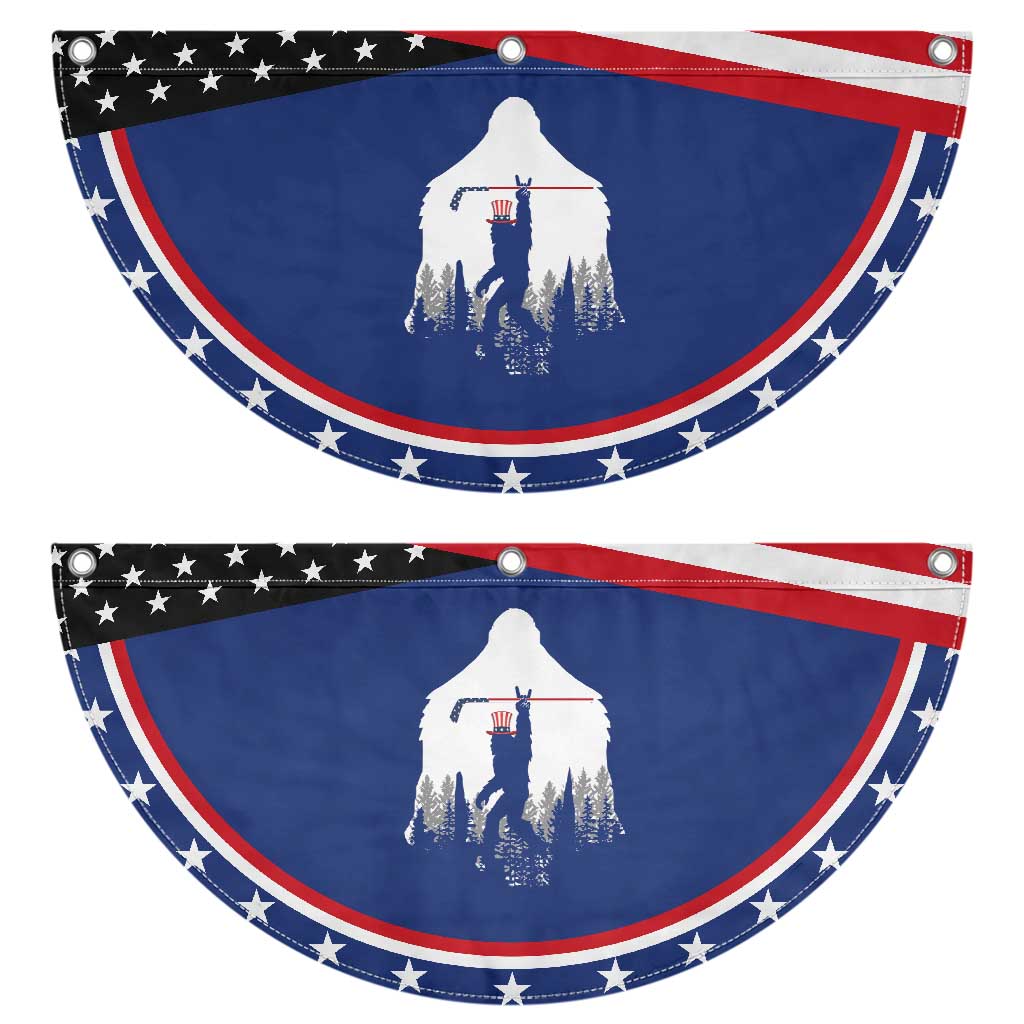 Bigfoot USA Ice Hockey 4th of July Patriotic Fan Flag Sasquatch American Flag 4th of July TS14 2pcs pack Classic Navy Print Your Wear