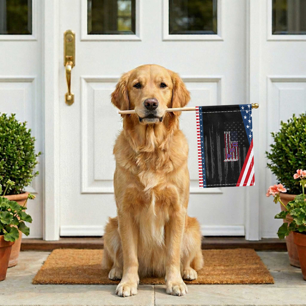 Ice Hockey Sticks US Flag Patriotic Player Patriotic Handheld Flag TS14 Print Your Wear