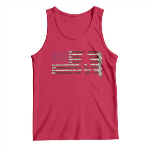 Patriotic Ice Hockey Sticks American Flag Tank Top TS14 Red Print Your Wear