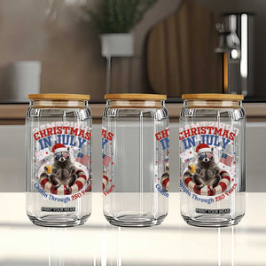 Raccoon 250th Anniversary Glass Can Christmas in July TS14 Print Your Wear