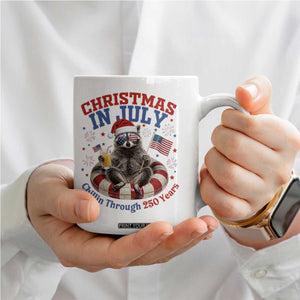 Raccoon 250th Anniversary Coffee Mug Christmas in July TS14 Print Your Wear