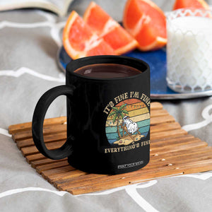 Snowman in july Coffee Mug Hawaian Beach Vacation Christmas in July TS14 Print Your Wear