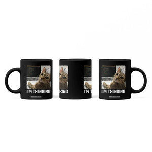 Tech Support Cat Coffee Mug I'm Thinking Funny Computer Engineer Coding Kitty TS14 Print Your Wear