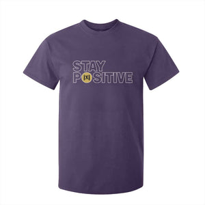 Funny Math T Shirt For Kid Absolute Value Stay Positive TS14 Purple Print Your Wear