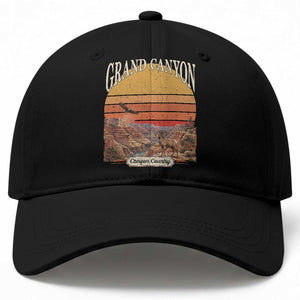 Grand Canyon Arizona 90s Desert Sunset Nostalgia Hiking Baseball Cap TS14 Print Your Wear