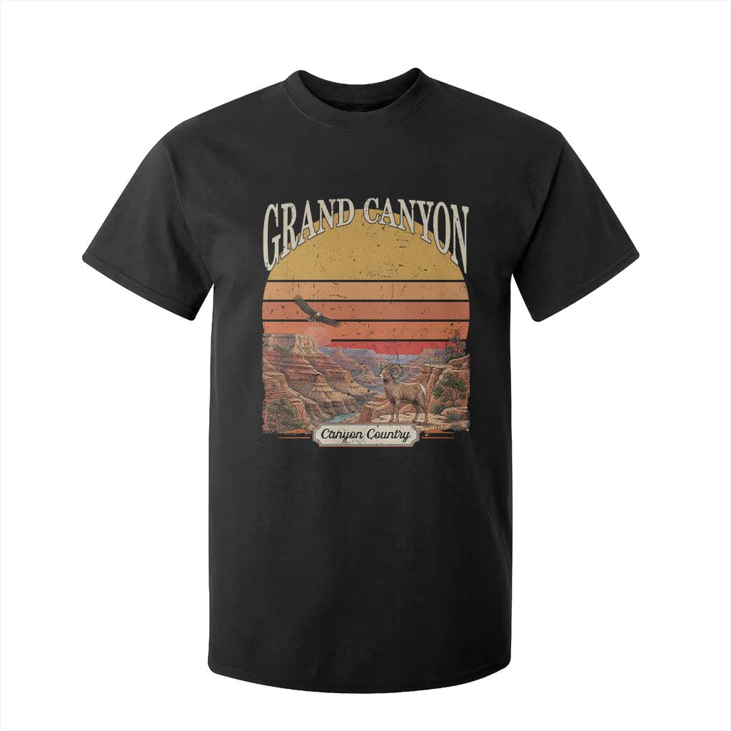 Grand Canyon Arizona 90s Desert Sunset Nostalgia Hiking T Shirt For Kid TS14 Black Print Your Wear