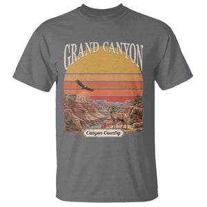 Grand Canyon Arizona 90s Desert Sunset Nostalgia Hiking T Shirt TS14 Charcoal Print Your Wear