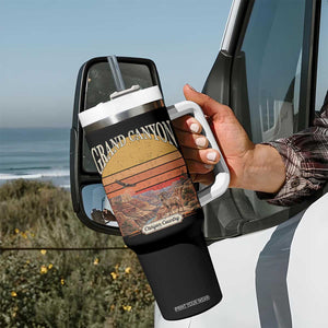 Grand Canyon Arizona 90s Desert Sunset Nostalgia Hiking Tumbler With Handle TS14 Print Your Wear
