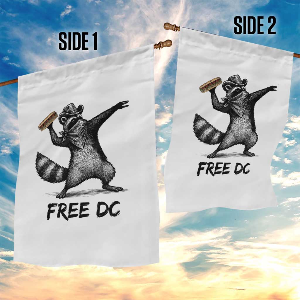 The Sandwich Guy Free DC Garden Flag Funny Racoon Meme TS14 Print Your Wear