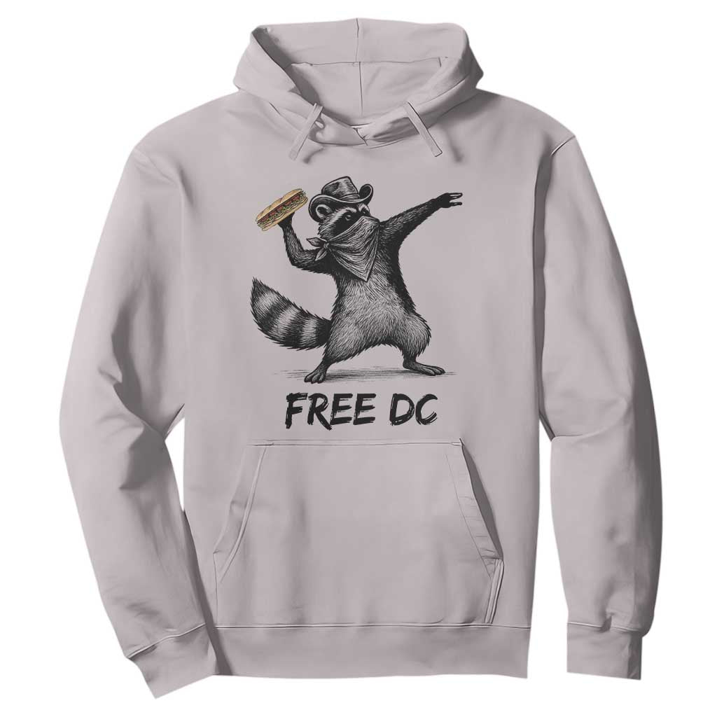 The Sandwich Guy Free DC Hoodie Funny Racoon Meme TS14 Ice Gray Print Your Wear