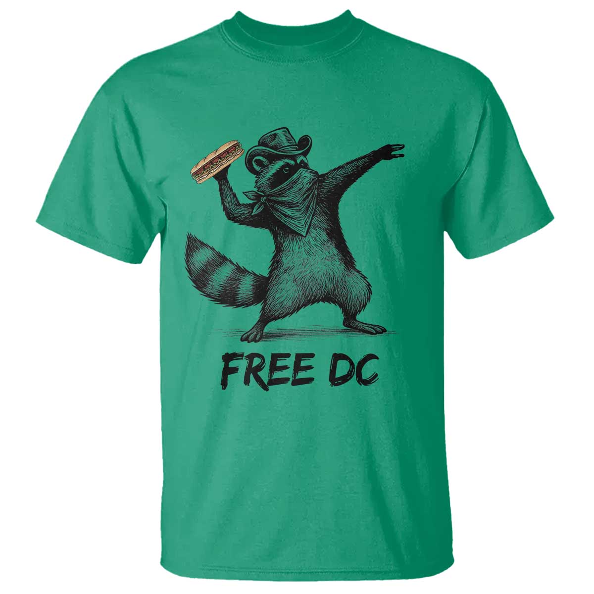 The Sandwich Guy Free DC T Shirt Funny Racoon Meme TS14 Irish Green Print Your Wear