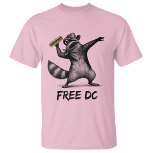 The Sandwich Guy Free DC T Shirt Funny Racoon Meme TS14 Light Pink Print Your Wear