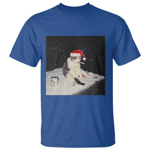Funny Smoking Cat Christmas Meme T Shirt TS14 Royal Blue Print Your Wear