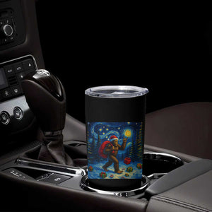Bigfoot Christmas Tumbler Cup Starry Night Van Gogh TS14 Print Your Wear