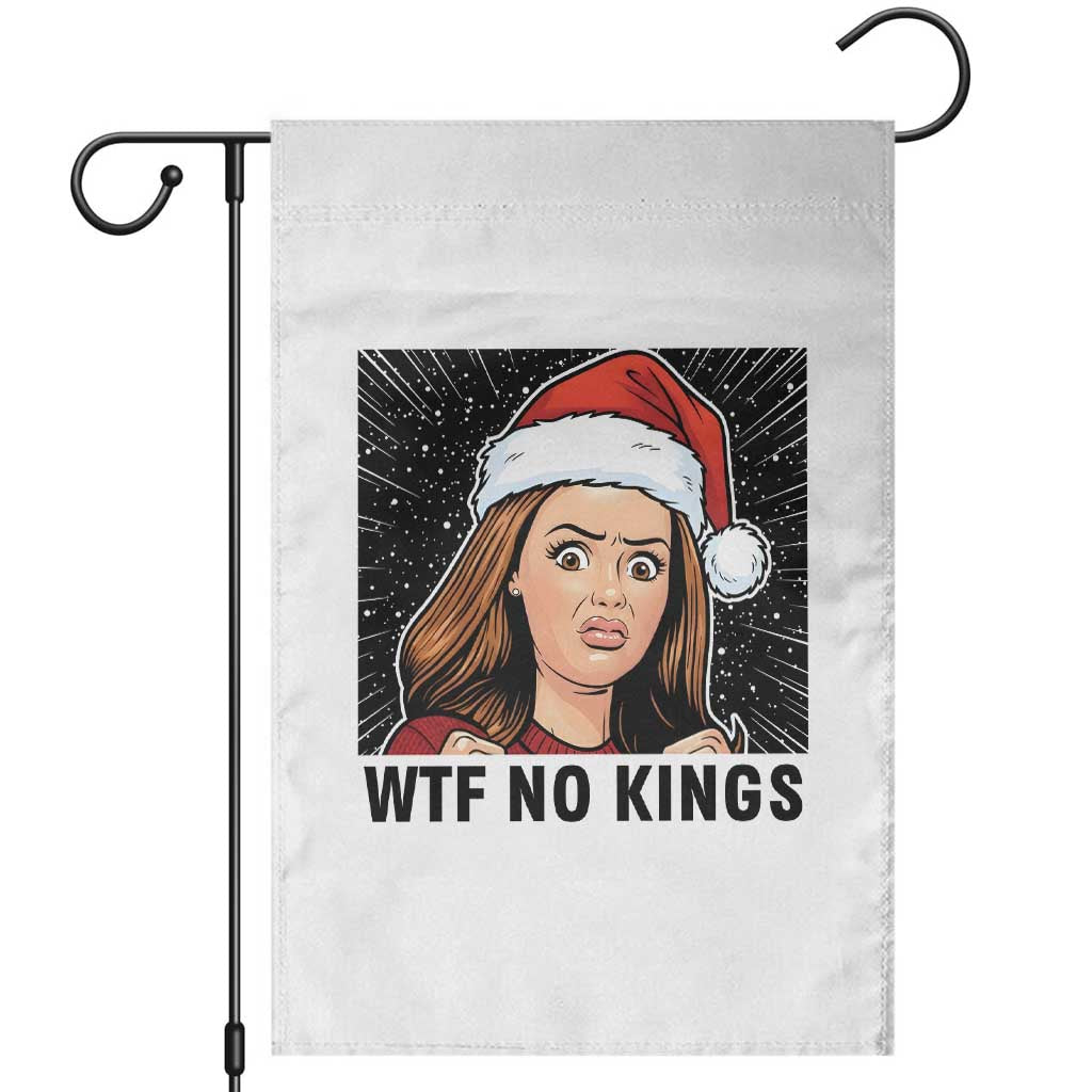 No Kings Garden Flag Funny Disgusting Doll Face Meme Christmas TS14 White Print Your Wear