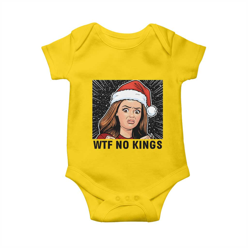 No Kings Baby Onesie Funny Disgusting Doll Face Meme Christmas TS14 Daisy Print Your Wear