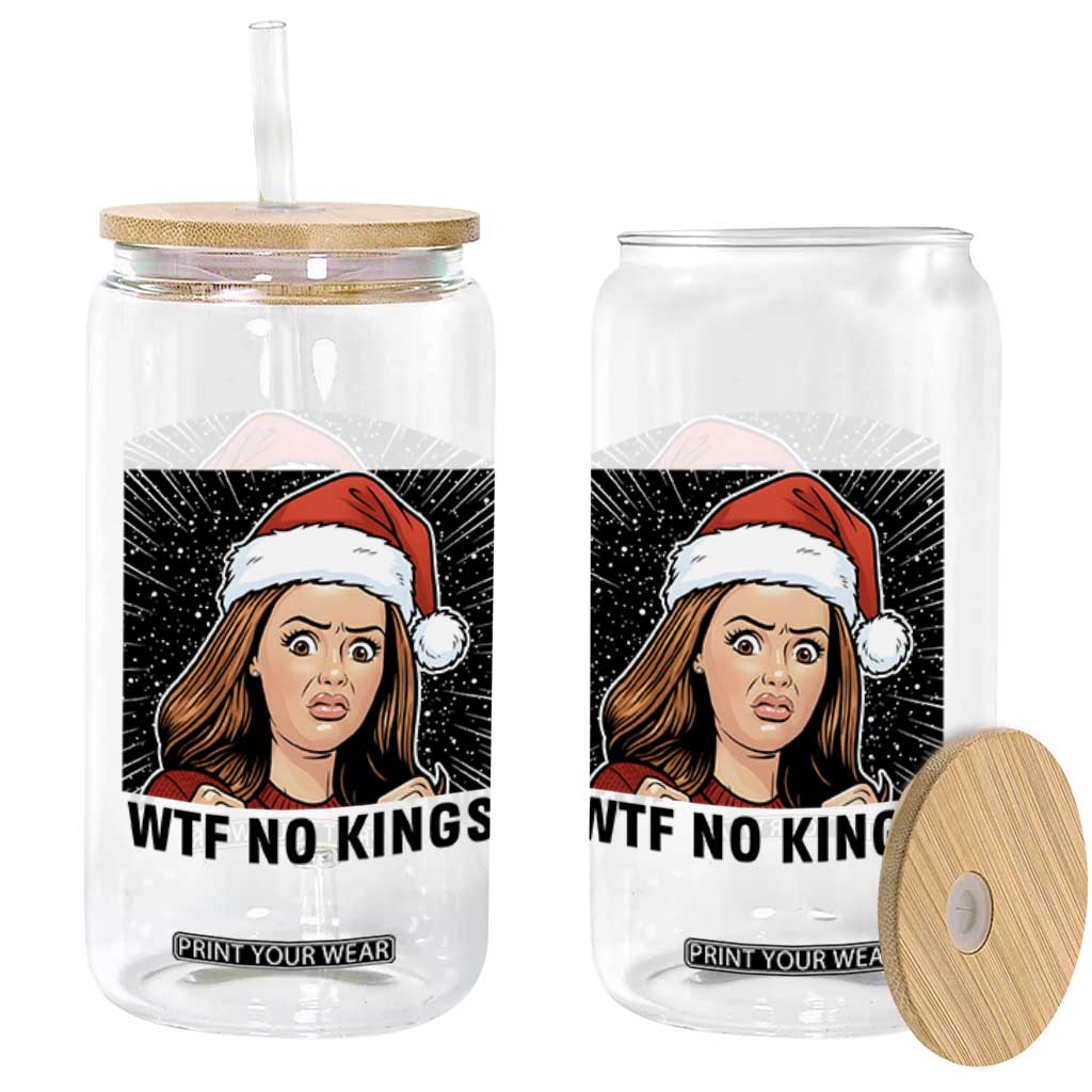 No Kings Glass Can Funny Disgusting Doll Face Meme Christmas TS14 Print Your Wear