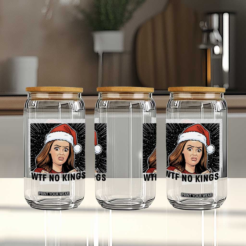 No Kings Glass Can Funny Disgusting Doll Face Meme Christmas TS14 Print Your Wear