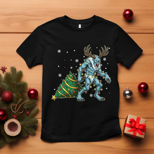 Wendigo Monster T Shirt Cryptid Mythical Christmas TS14 Black Print Your Wear