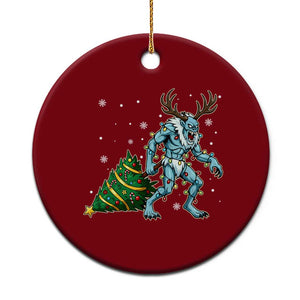 Wendigo Monster Ceramic Ornament Cryptid Mythical Xmas TS14 1pc Red Print Your Wear