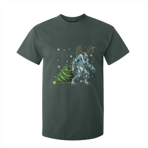 Wendigo Monster T Shirt For Kid Cryptid Mythical Christmas TS14 Dark Forest Green Print Your Wear