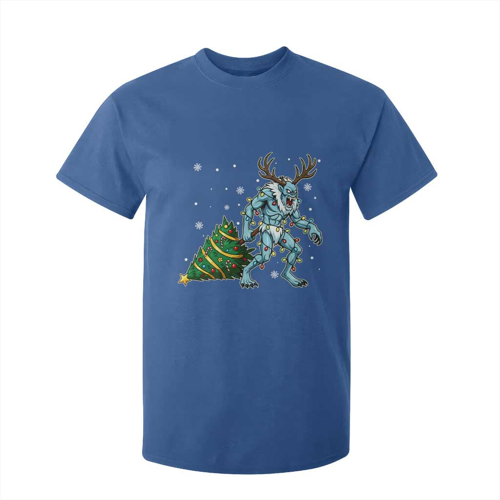 Wendigo Monster T Shirt For Kid Cryptid Mythical Christmas TS14 Royal Blue Print Your Wear