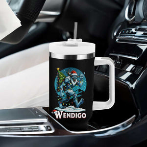 Funny Wendigo Monster Christmas Tumbler With Handle Rock On Hand Meme Xmas TS14 Print Your Wear