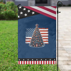 Patriotic American Flag Christmas Garden Flag TS14 Classic Blue Black Print Your Wear