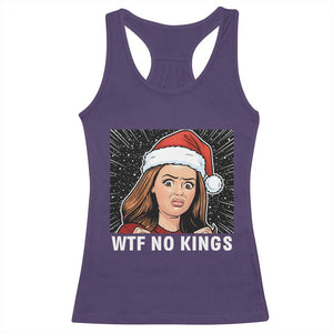 No Kings Racerback Tank Top Funny Doll Face Meme Christmas TS14 Purple Print Your Wear