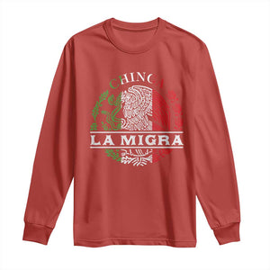 Chinga La Migra Long Sleeve Shirt Immigration Rights Anti Fascism Protest TS14 Red Print Your Wear