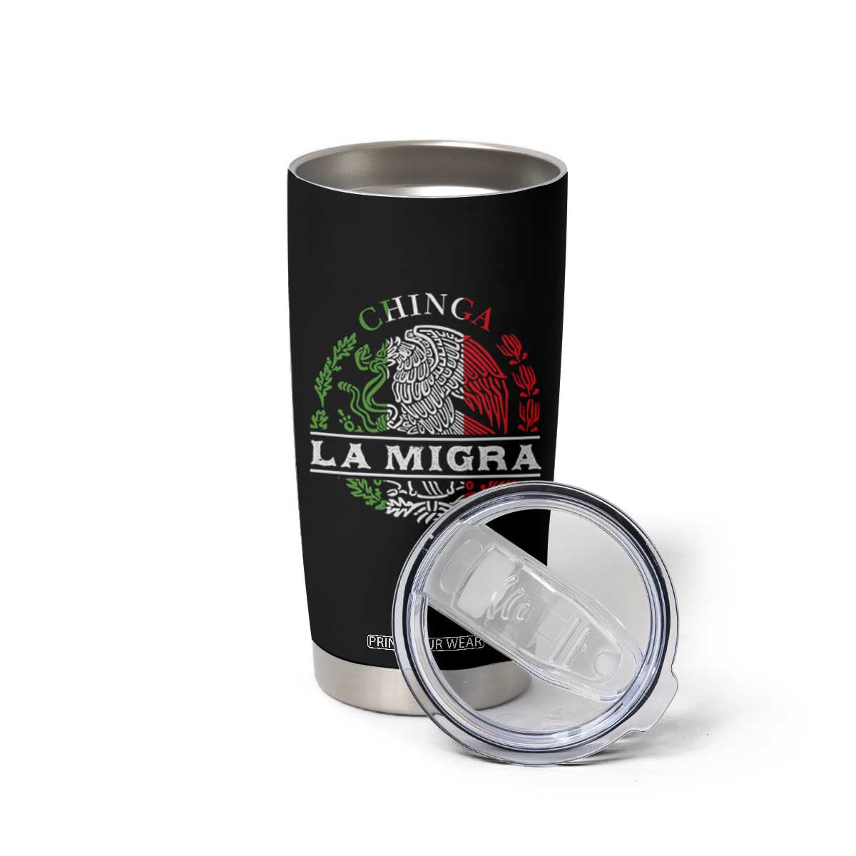 Chinga La Migra Tumbler Cup Immigration Rights Anti Fascism Protest TS14 Print Your Wear