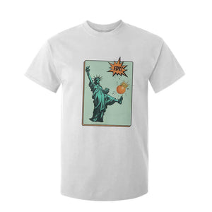 No Kings T Shirt For Kid Statue of Liberty Political Protest TS14 White Print Your Wear