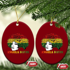 Angela Davis Ceramic Ornament Black History Month TS14 Print Your Wear