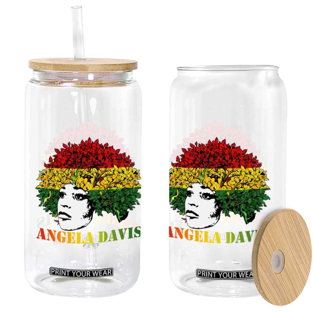Angela Davis Glass Can Black History Month TS14 Print Your Wear