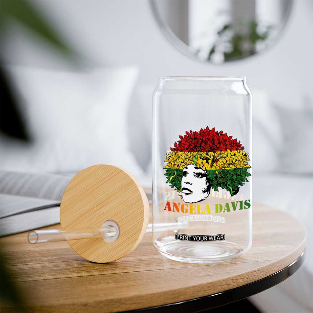 Angela Davis Glass Can Black History Month TS14 Print Your Wear