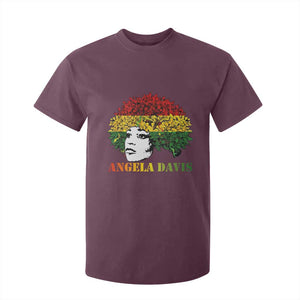 Angela Davis T Shirt For Kid Black History Month TS14 Maroon Print Your Wear