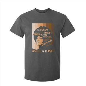 Angela Davis Inspirational Quote T Shirt For Kid Black Pride Melanin TS14 Dark Heather Print Your Wear