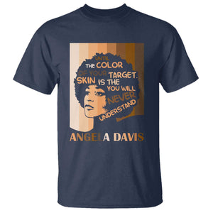 Angela Davis Inspirational Quote T Shirt Black Pride Melanin TS14 Navy Print Your Wear