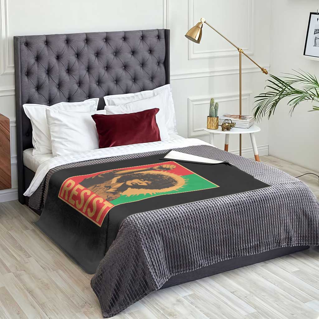 Angela Davis Throw Blanket Political Protest Resist Civil Rights Freedom TS14 Print Your Wear