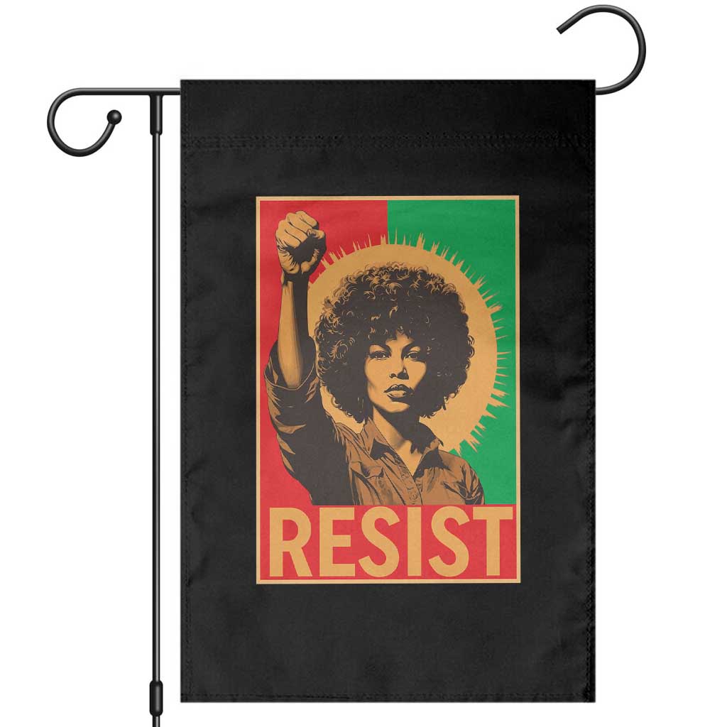 Angela Davis Garden Flag Political Protest Resist Civil Rights Freedom TS14 Black Print Your Wear