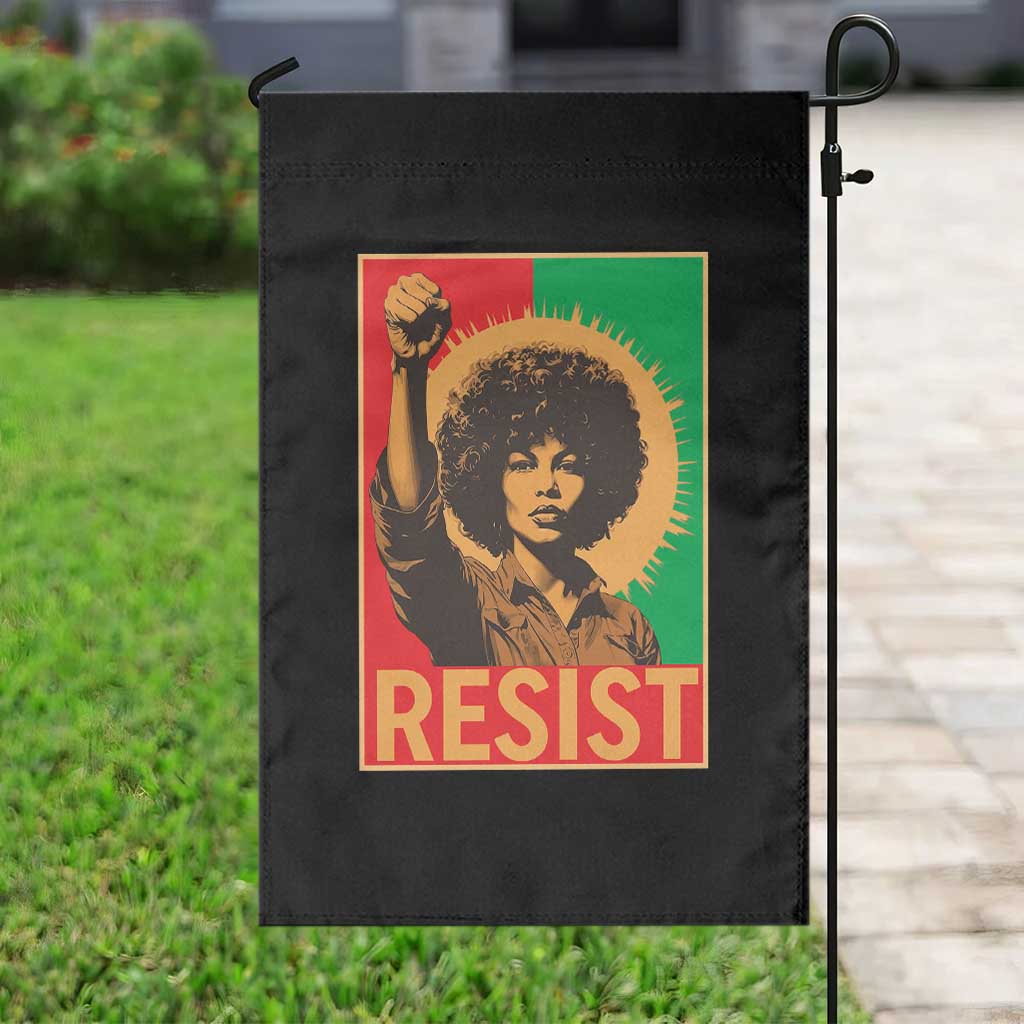 Angela Davis Garden Flag Political Protest Resist Civil Rights Freedom TS14 Print Your Wear