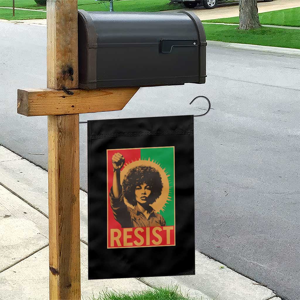 Angela Davis Garden Flag Political Protest Resist Civil Rights Freedom TS14 Print Your Wear